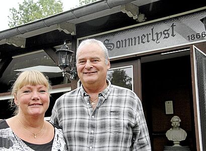 Stegte ål på Restaurant Sommerlyst