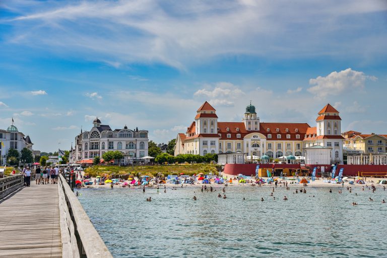 Seebad Binz auf der Insel Rügen / Ostsee