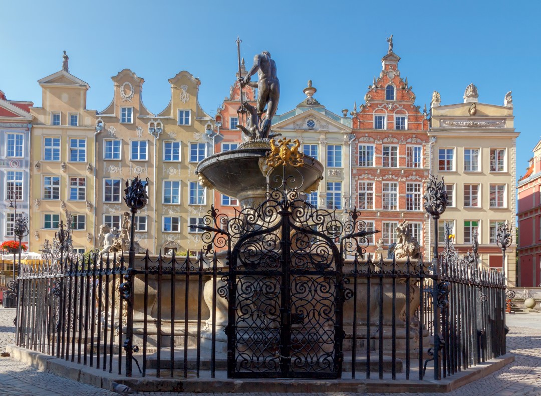 Neptun fontænen i Gdansk