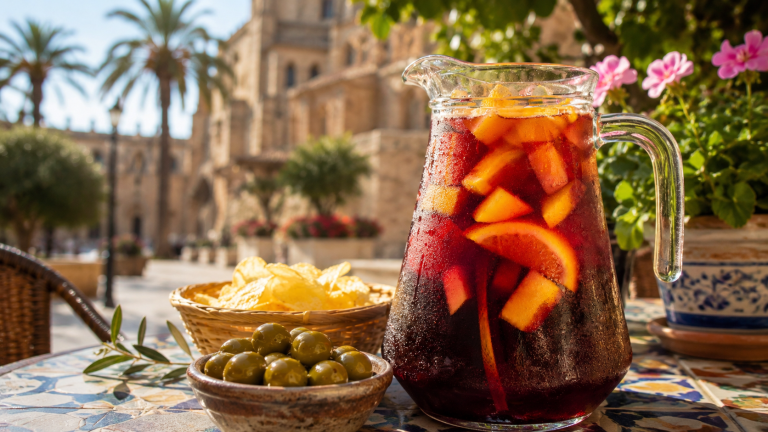Sangria Sydspanien Ferie alene